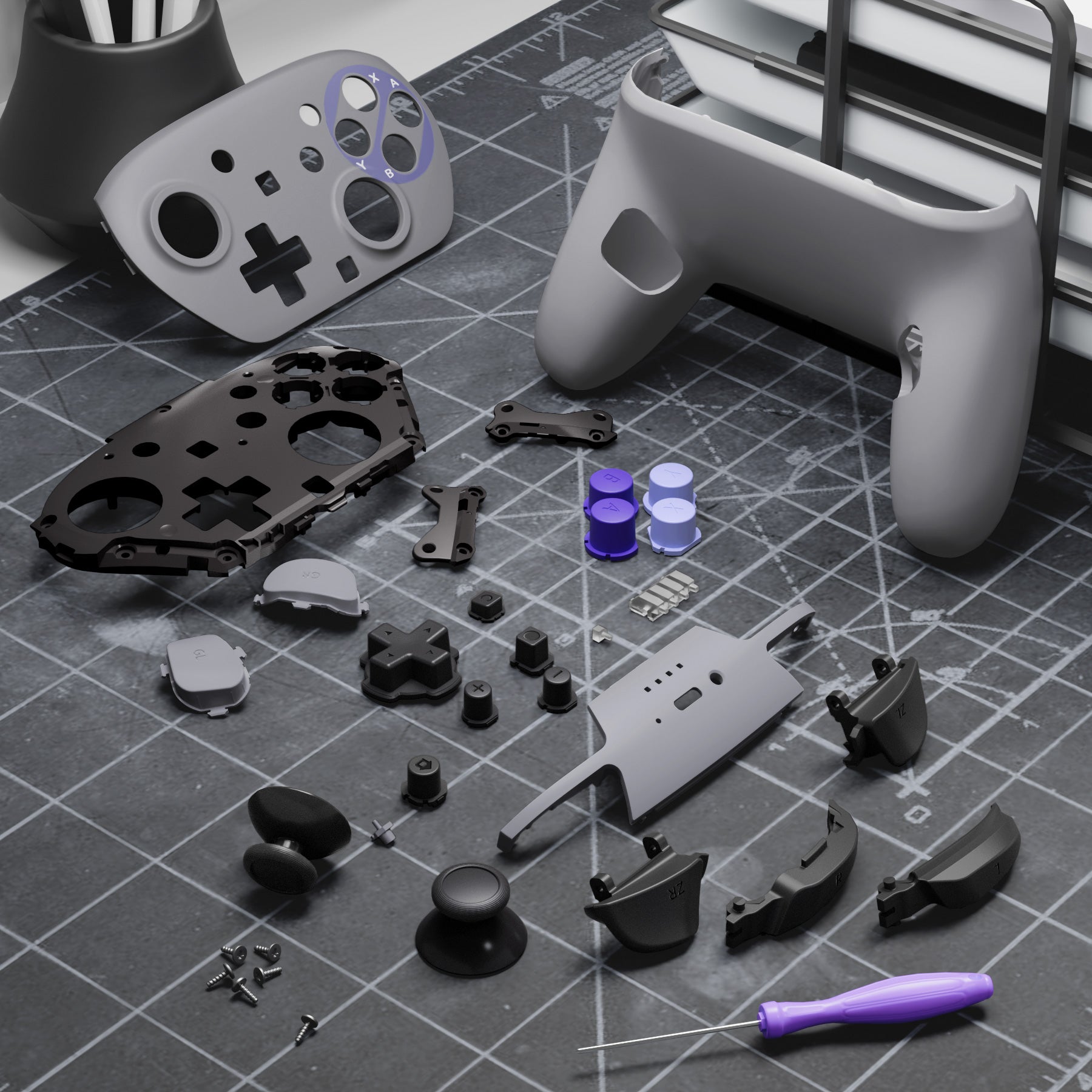 eXtremeRate Nintendo Switch 2 Pro コントローラーに対応DIY交換用