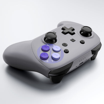 eXtremeRate Nintendo Switch 2 Pro コントローラーに対応DIY交換用フルセットシェル ボタン【SNESスーファミスタイル】