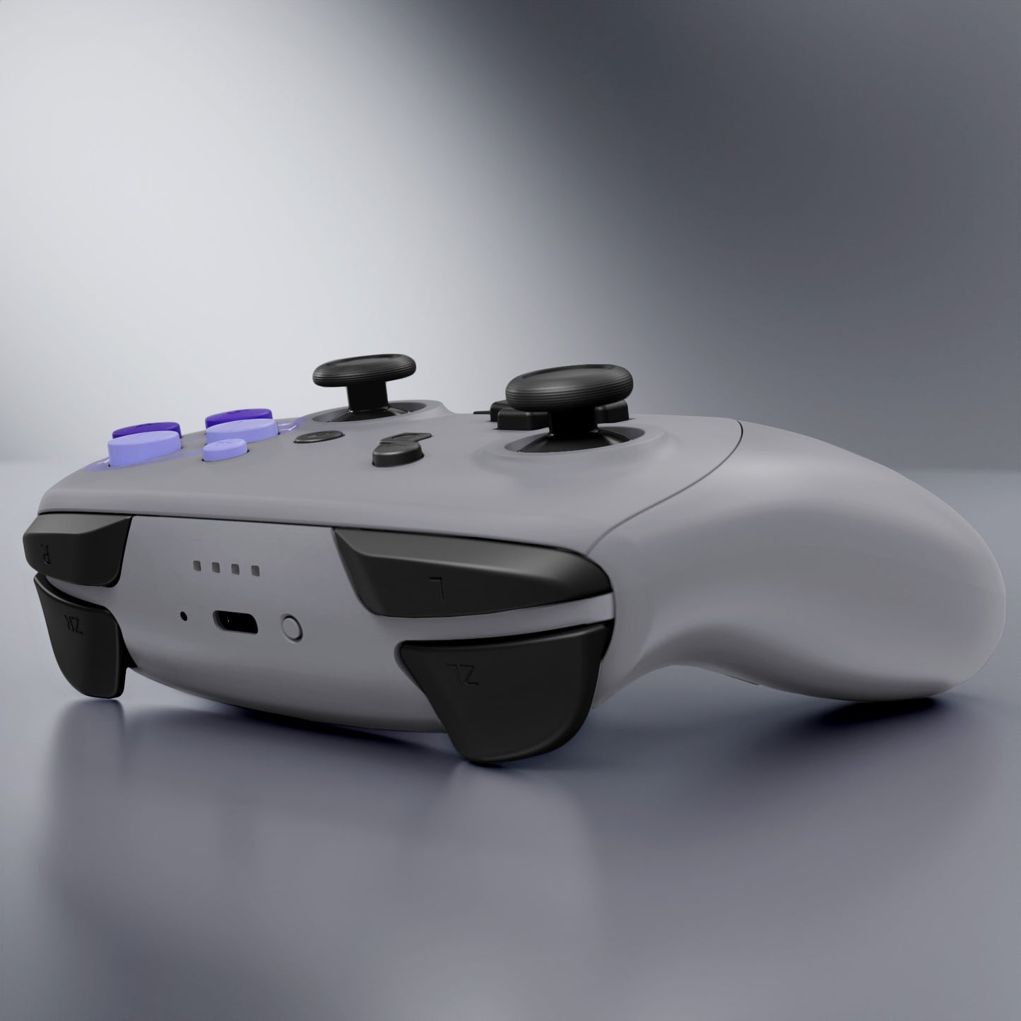 eXtremeRate Nintendo Switch 2 Pro コントローラーに対応DIY交換用フルセットシェル ボタン【SNESスーファミスタイル】