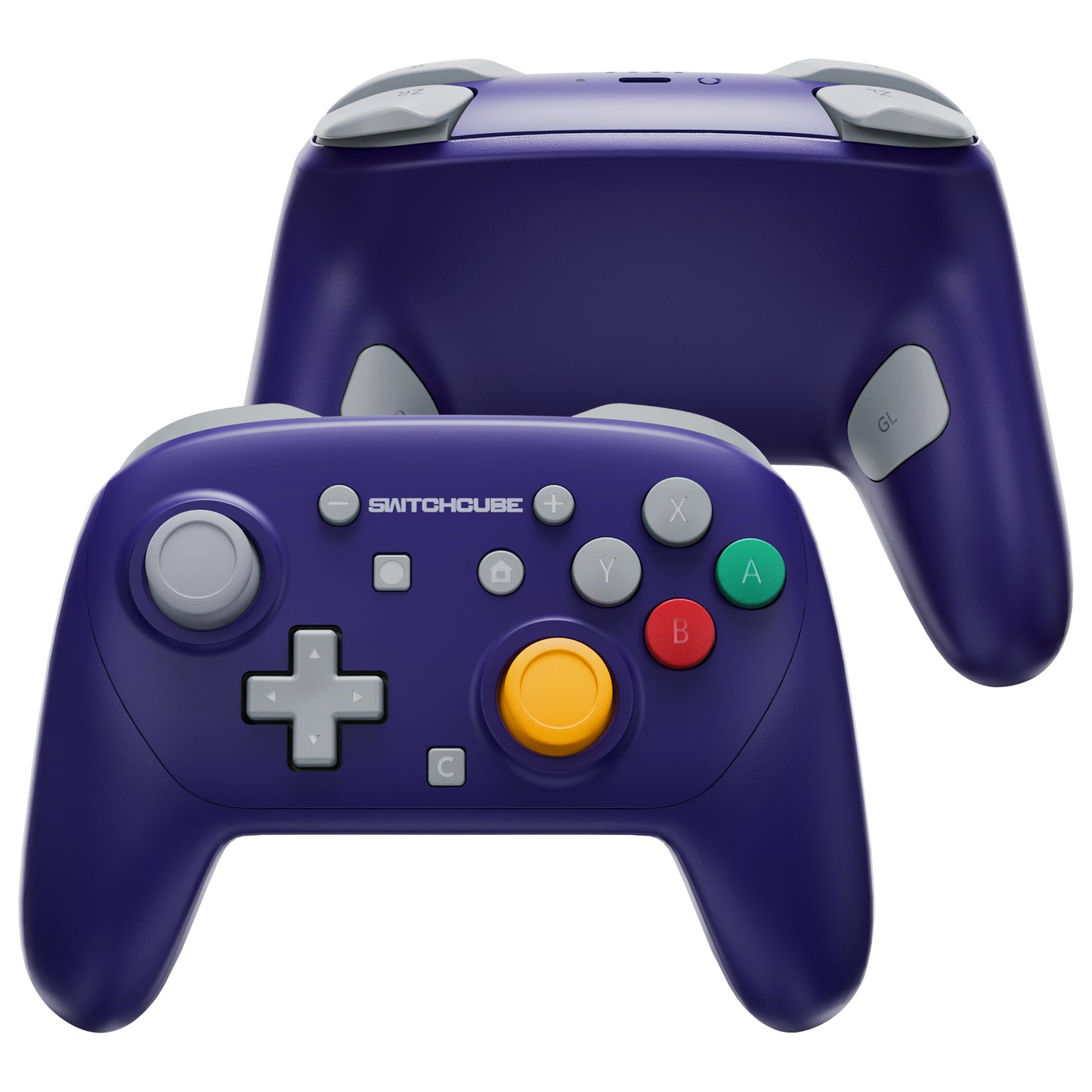 eXtremeRate DIY Replacement Full Set of Shells and Buttons for Nintendo Switch 2 Pro Controller (Classic NGC Style)