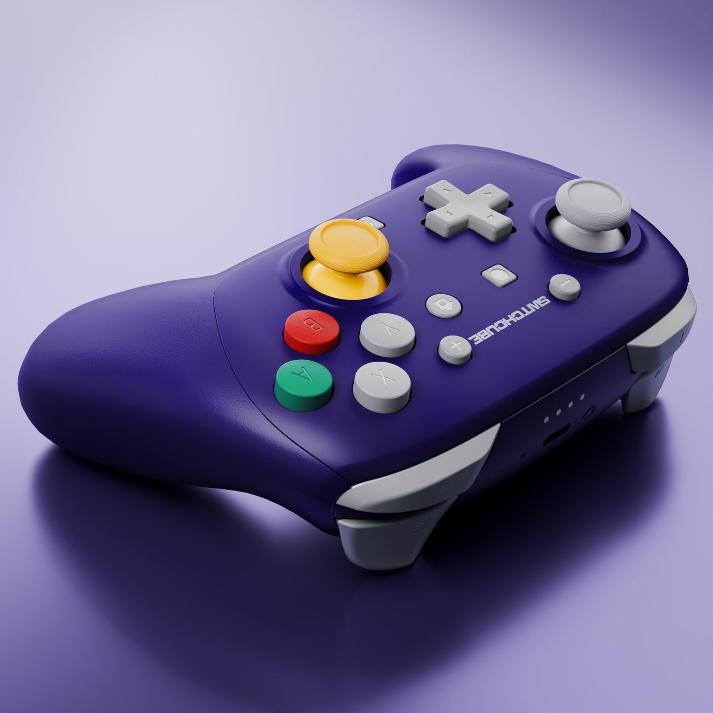 eXtremeRate DIY Replacement Full Set of Shells and Buttons for Nintendo Switch 2 Pro Controller (Classic NGC Style)