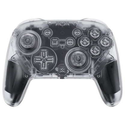 eXtremeRate DIY Replacement Full Set Shell and Buttons for Nintendo Switch 2 Pro Controller (Clear)