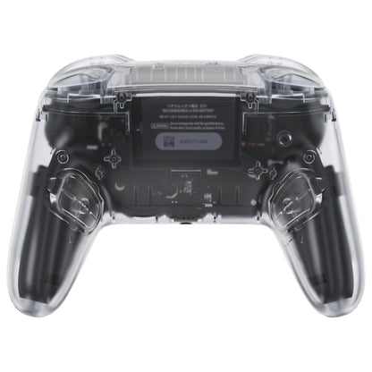 eXtremeRate DIY Replacement Full Set Shell and Buttons for Nintendo Switch 2 Pro Controller (Clear)