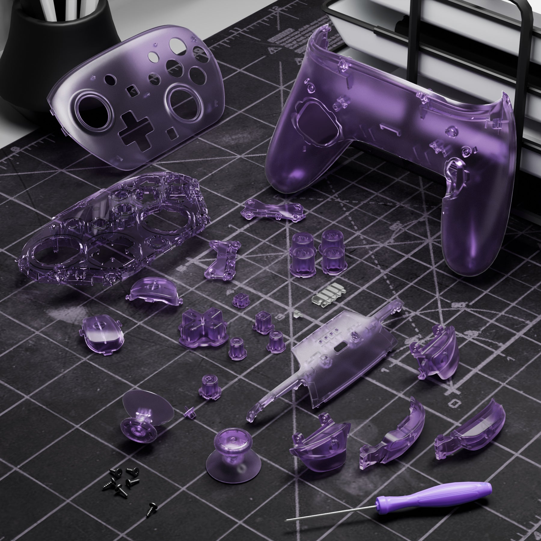 eXtremeRate Nintendo Switch 2 Pro コントローラーに対応DIY交換用