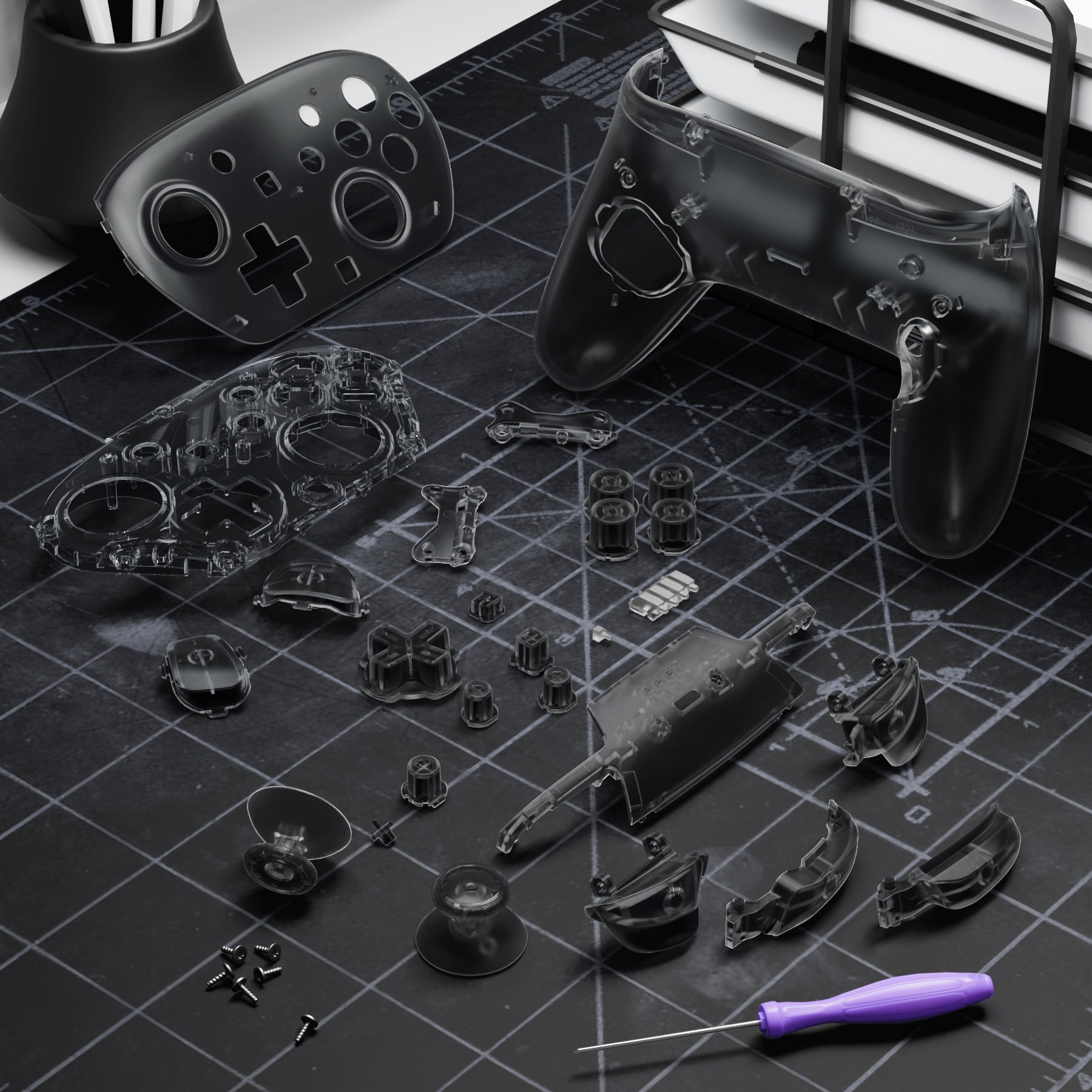 eXtremeRate Nintendo Switch 2 Pro コントローラーに対応DIY交換用