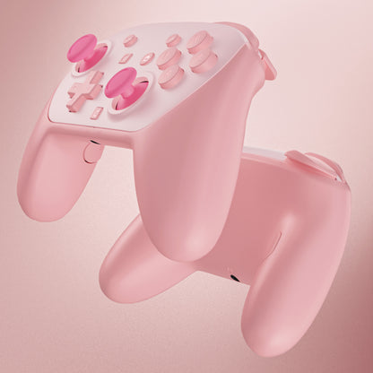 eXtremeRate DIY Replacement Full Set of Shells and Buttons for Nintendo Switch 2 Pro Controller (Puffy Pink)