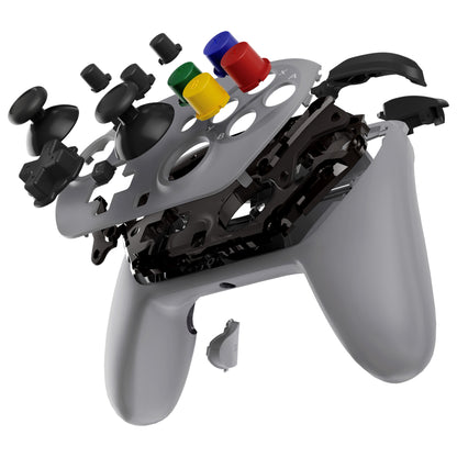 eXtremeRate Nintendo Switch 2 Pro コントローラーに対応DIY交換用フルセットシェル ボタン【スーファミクラシックEUスタイル】