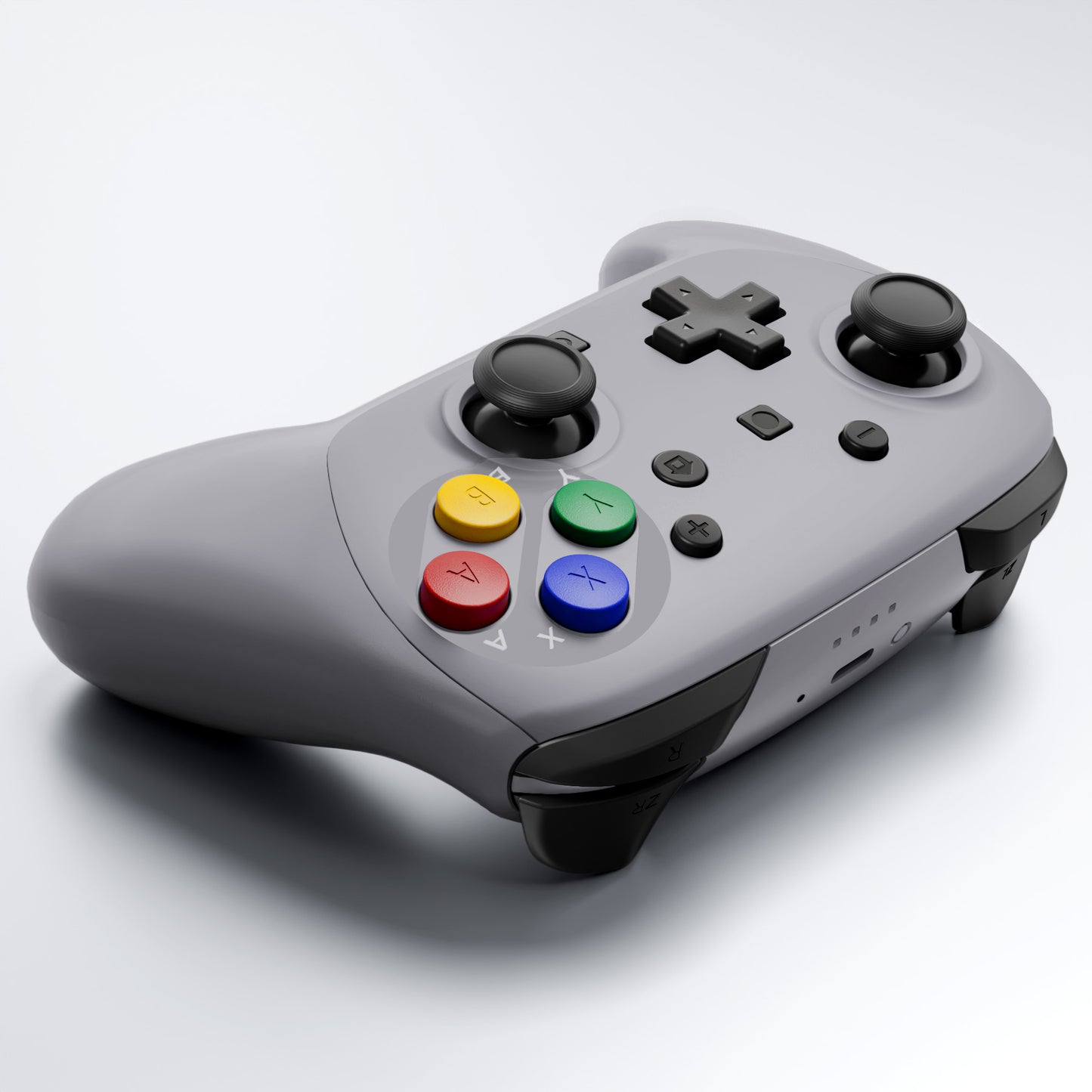 eXtremeRate Nintendo Switch 2 Pro コントローラーに対応DIY交換用フルセットシェル ボタン【スーファミクラシックEUスタイル】