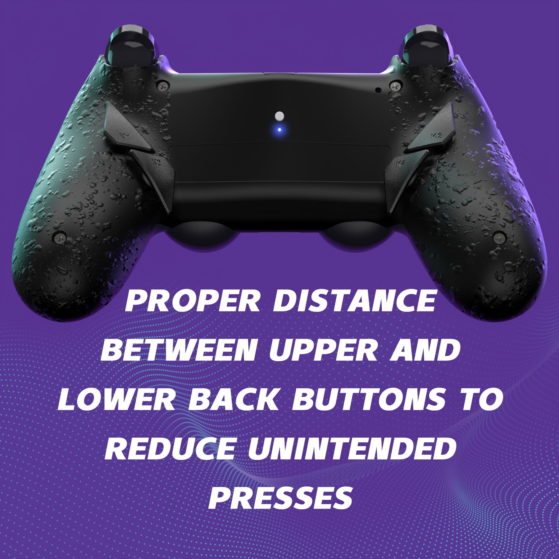 eXtremeRate?Dawn?Type-C?Version?Remap?Kit?for?PS4?Slim?Pro?Controller?JDM-040/050/055?-?Textured Black eXtremeRate