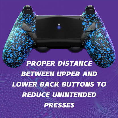 eXtremeRate PS4 Slim ProコントローラーJDM-040/050/055用Dawn Type-Cバージョンリマップキット【テクスチャードブルー】
