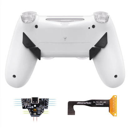 eXtremeRate PS4 Slim ProコントローラーJDM-040/050/055用Dawn Type-Cバージョンリマップキット【ホワイト】