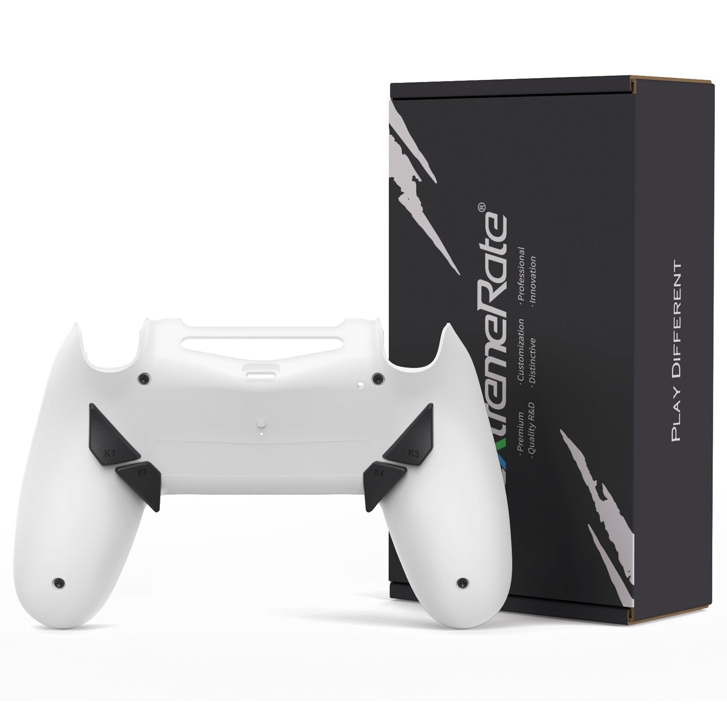 eXtremeRate PS4 Slim ProコントローラーJDM-040/050/055用Dawn Type-Cバージョンリマップキット【ホワイト】