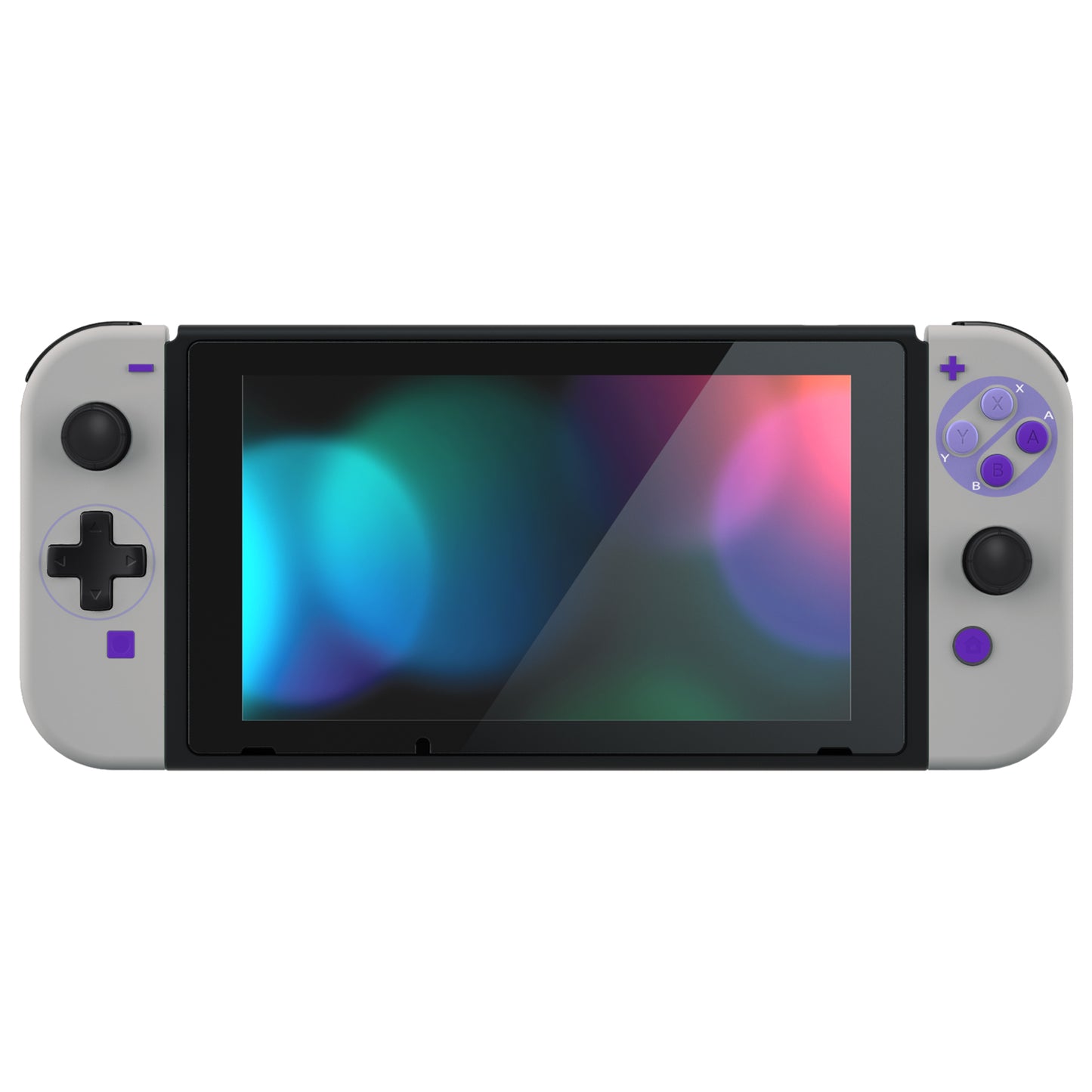 eXtremeRate Nintendo Switch用方向キーバージョン交換フルセットシェル＆ボタン【クラシックSNESスタイル】