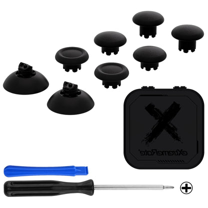 EDGE Sticks Replacement Interchangeable Thumbsticks for PS5 & PS4 All Model Controllers - Black eXtremeRate