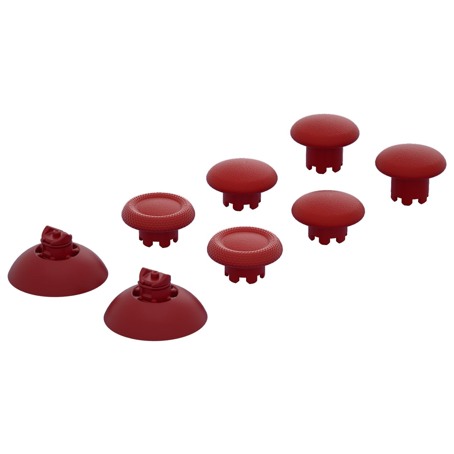 EDGE Sticks Replacement Interchangeable Thumbsticks for PS5 & PS4 All Model Controllers - Carmine Red eXtremeRate