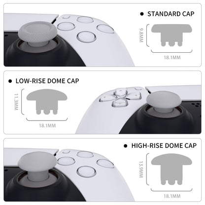 EDGE Sticks Replacement Interchangeable Thumbsticks for PS5 & PS4 All Model Controllers - New Hope Gray eXtremeRate