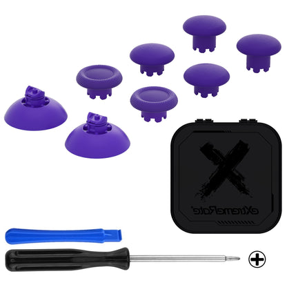 EDGE Sticks Replacement Interchangeable Thumbsticks for PS5 & PS4 All Model Controllers - Purple eXtremeRate