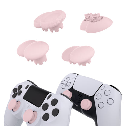 eXtremeRate PS5&PS4全モデルコントローラー対応EDGEスティック交換用サムスティック【チェリーブロッサムピンク】
