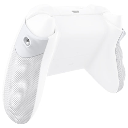 eXtremeRate Xbox Series X/Sコントローラー＆Xbox Coreコントローラー用FLEXORラバー付きサイドレールグリップ トリガーストップキット【フロストホワイト】