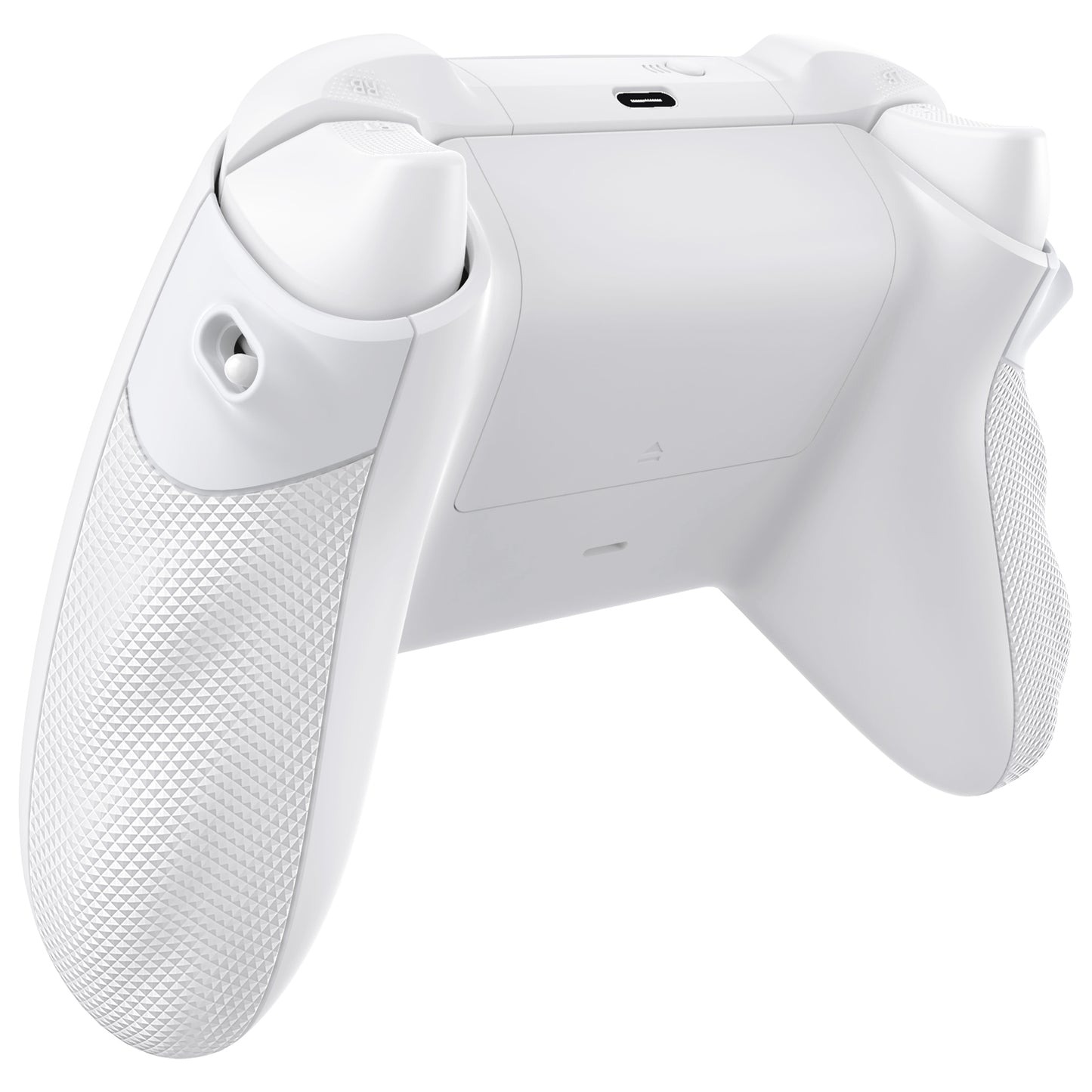 eXtremeRate Xbox Series X/Sコントローラー＆Xbox Coreコントローラー用FLEXORラバー付きサイドレールグリップ トリガーストップキット【フロストホワイト】