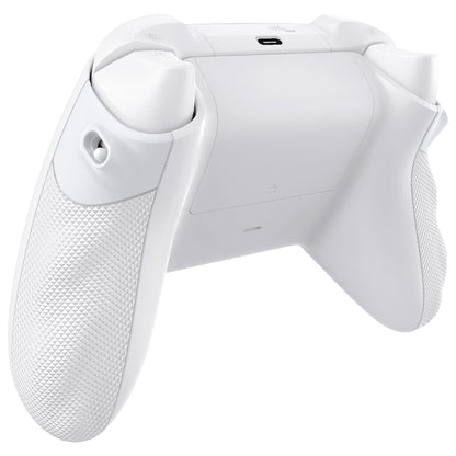 eXtremeRate Xbox Series X/Sコントローラー＆Xbox Coreコントローラー用FLEXORラバー付きサイドレールグリップ トリガーストップキット【フロストホワイト】