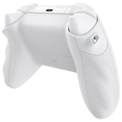 eXtremeRate Xbox Series X/Sコントローラー＆Xbox Coreコントローラー用FLEXORラバー付きサイドレールグリップ トリガーストップキット【フロストホワイト】