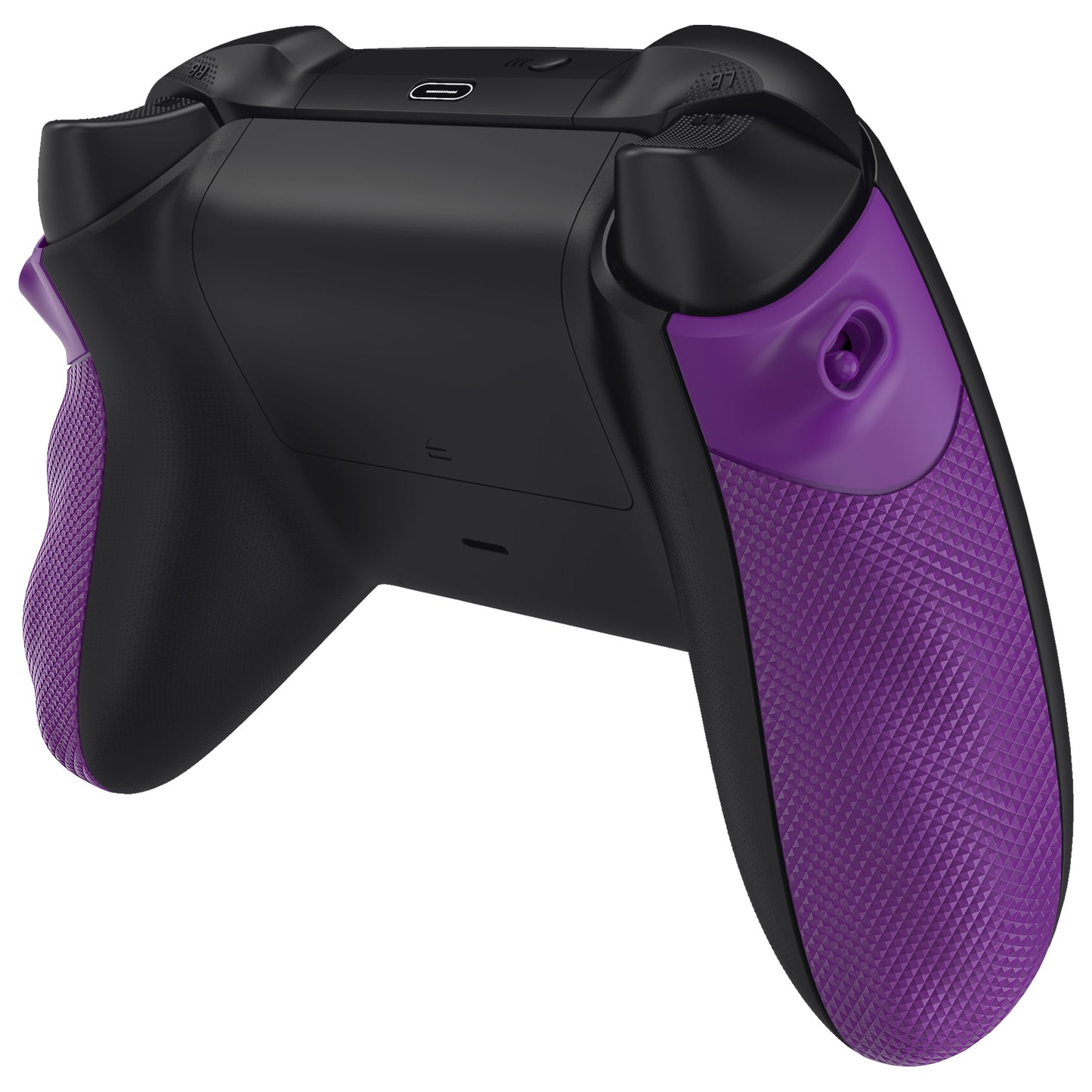 eXtremeRate Xbox Series X/Sコントローラー＆Xbox Coreコントローラー用FLEXORラバー付きサイドレールグリップ トリガーストップキット【ミストパープル】