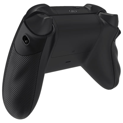 eXtremeRate Xbox Series X/Sコントローラー＆Xbox Coreコントローラー用FLEXORラバー付きサイドレールグリップ トリガーストップキット【ミステリーブラック】