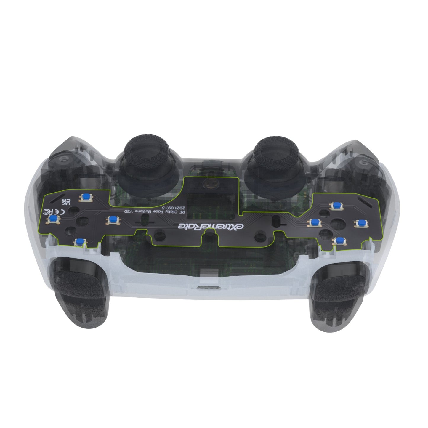 eXtremeRate PS5 コントローラ BDM-010 & BDM-020対応用フェース クリッキー キット V2 、カスタム Tactile Dpad アクション ボタン、PS5コントローラー用マウスクリック キット