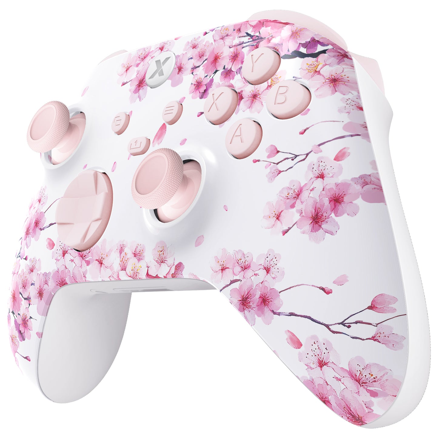 eXtremeRate Xbox Series X&Sコントローラー用フルセットハウジングシェルケース＆ボタン【桜のささやき】