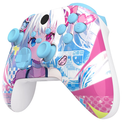 eXtremeRate Xbox Series X&Sコントローラー用フルセットハウジングシェルケース＆ボタン【ミウ】