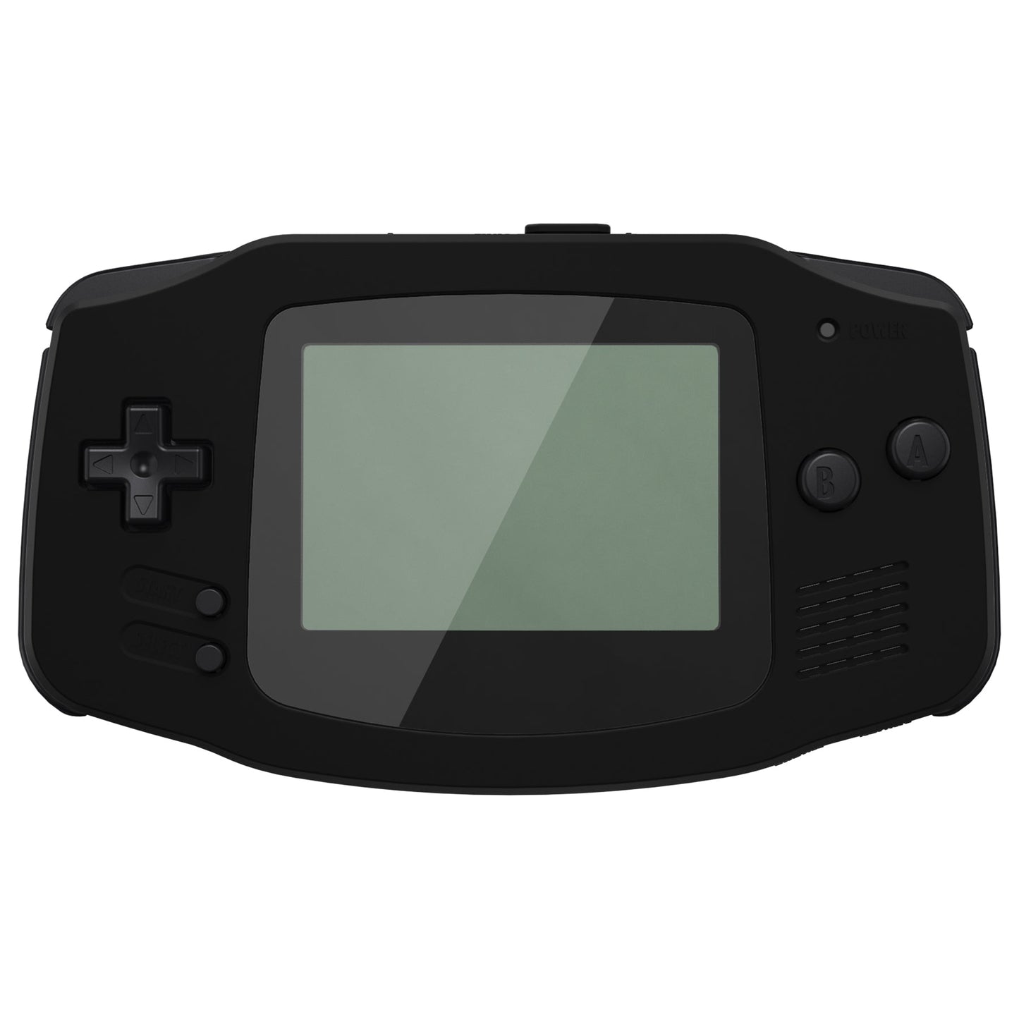 eXtremeRate IPS Ready Upgraded GBA Replacement Full Set Shells with Buttons for Gameboy Advance, Compatible with Both IPS & Standard LCD - Black eXtremeRate