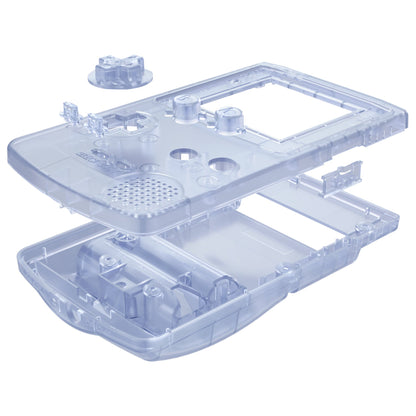 eXtremeRate IPS Ready Upgraded GBC Replacement Full Set Shells with Buttons for Gameboy Color, Compatible with GBC OSD IPS & Regular IPS & Standard LCD - Glacier Blue eXtremeRate