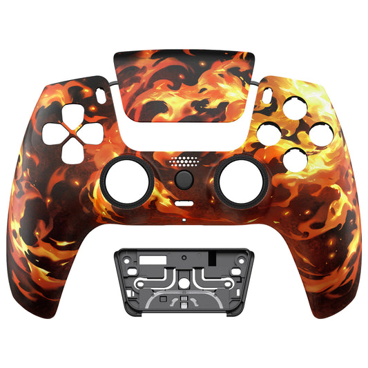 eXtremeRate PS5コントローラーBDM-010/020/030/040/050/060対応LUNA再設計交換対応用フロントシェル＆タッチパッド【ブレイジングマジック】