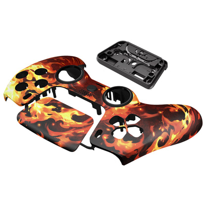 eXtremeRate PS5コントローラーBDM-010/020/030/040/050/060対応LUNA再設計交換対応用フロントシェル＆タッチパッド【ブレイジングマジック】