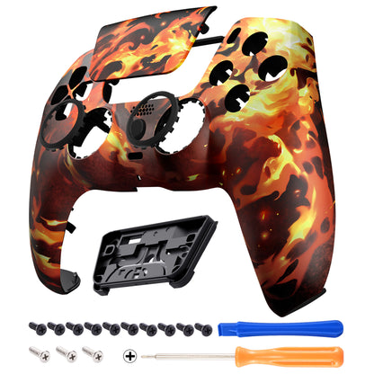eXtremeRate PS5コントローラーBDM-010/020/030/040/050/060対応LUNA再設計交換対応用フロントシェル＆タッチパッド【ブレイジングマジック】