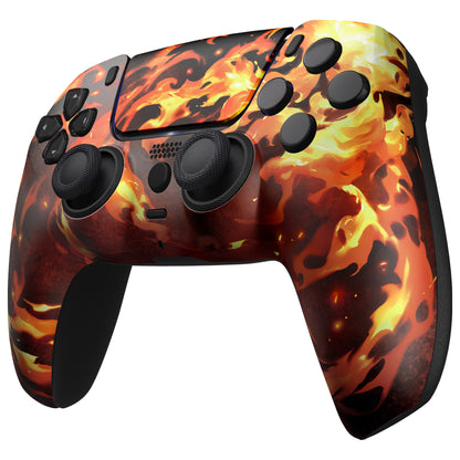 eXtremeRate PS5コントローラーBDM-010/020/030/040/050/060対応LUNA再設計交換対応用フロントシェル＆タッチパッド【ブレイジングマジック】