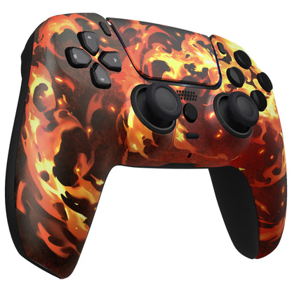 eXtremeRate PS5コントローラーBDM-010/020/030/040/050/060対応LUNA再設計交換対応用フロントシェル＆タッチパッド【ブレイジングマジック】