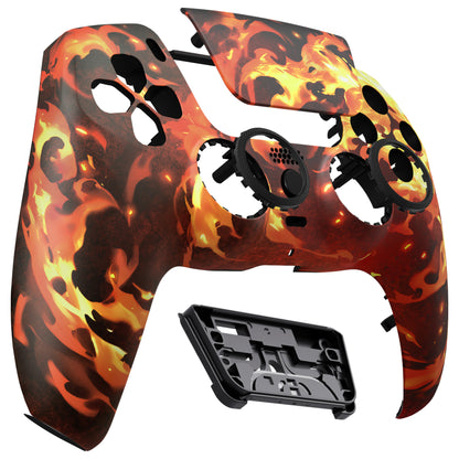 eXtremeRate PS5コントローラーBDM-010/020/030/040/050/060対応LUNA再設計交換対応用フロントシェル＆タッチパッド【ブレイジングマジック】