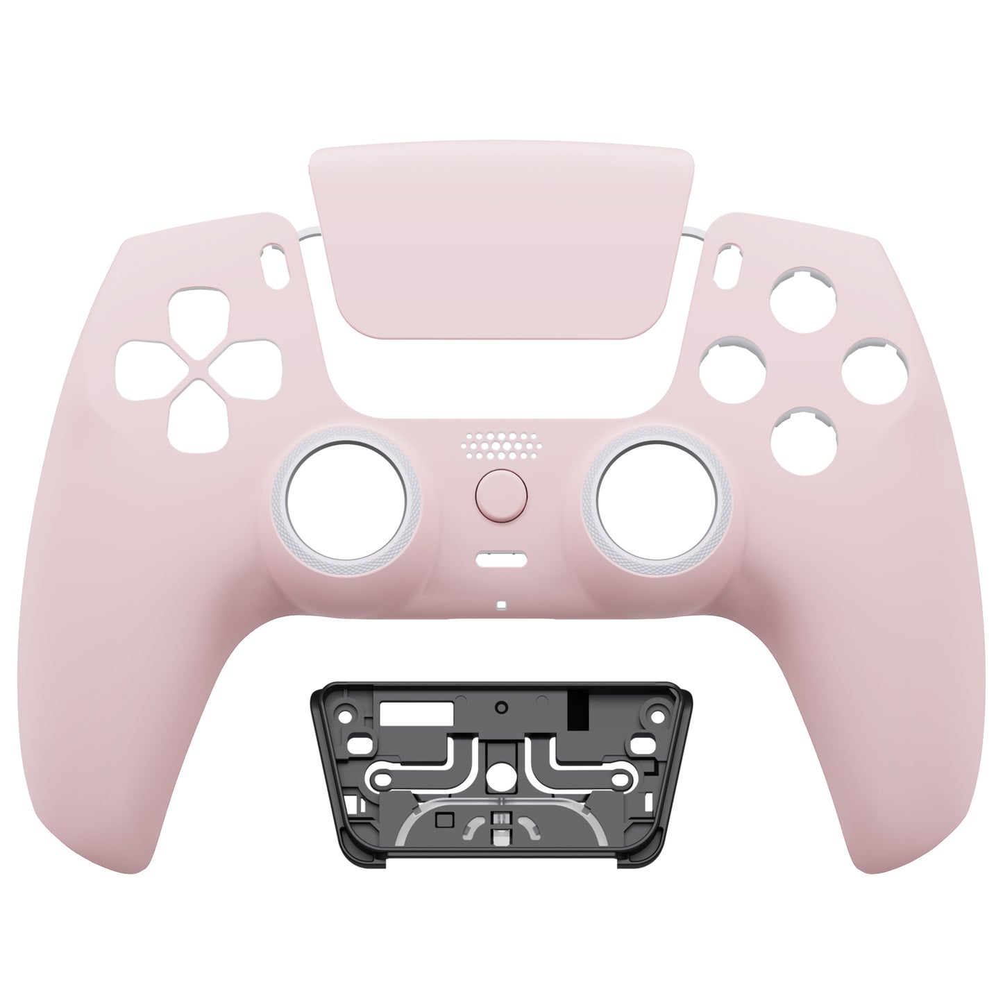 eXtremeRate PS5コントローラーBDM-010/020/030/040/050/060対応LUNA再設計交換対応用フロントシェル＆タッチパッド【サクラピンク】