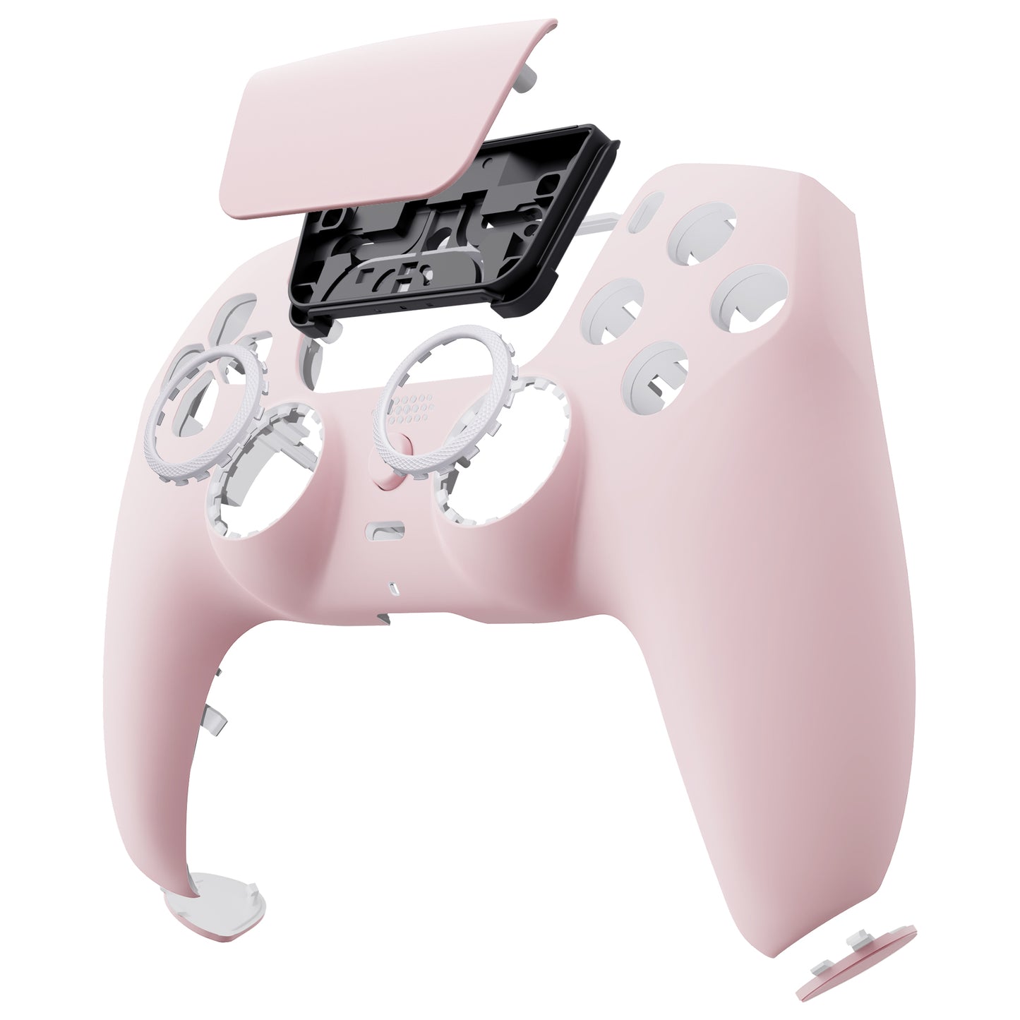 eXtremeRate PS5コントローラーBDM-010/020/030/040/050/060対応LUNA再設計交換対応用フロントシェル＆タッチパッド【サクラピンク】