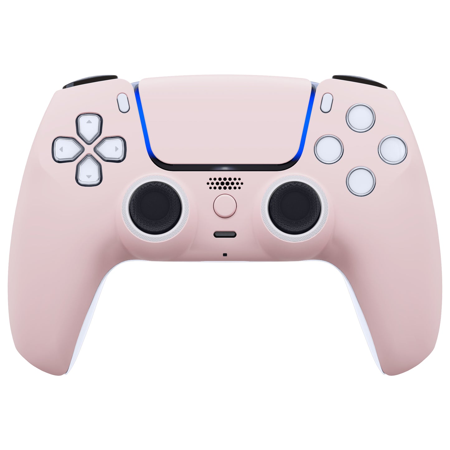 eXtremeRate PS5コントローラーBDM-010/020/030/040/050/060対応LUNA再設計交換対応用フロントシェル＆タッチパッド【サクラピンク】