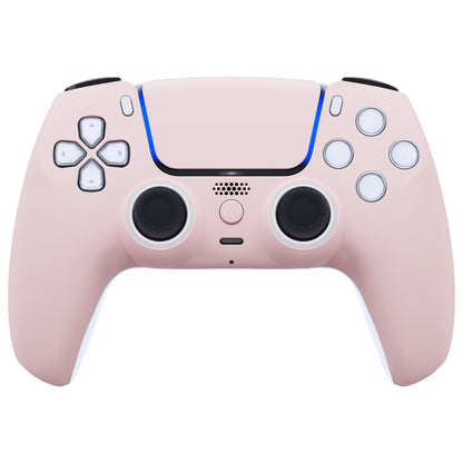 eXtremeRate PS5コントローラーBDM-010/020/030/040/050/060対応LUNA再設計交換対応用フロントシェル＆タッチパッド【サクラピンク】