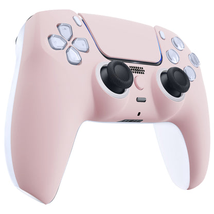 eXtremeRate PS5コントローラーBDM-010/020/030/040/050/060対応LUNA再設計交換対応用フロントシェル＆タッチパッド【サクラピンク】