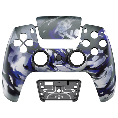 eXtremeRate PS5コントローラーBDM-010/020/030/040/050/060対応LUNA再設計交換対応用フロントシェル＆タッチパッド【シャドウマジック】