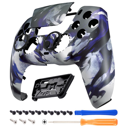 eXtremeRate PS5コントローラーBDM-010/020/030/040/050/060対応LUNA再設計交換対応用フロントシェル＆タッチパッド【シャドウマジック】