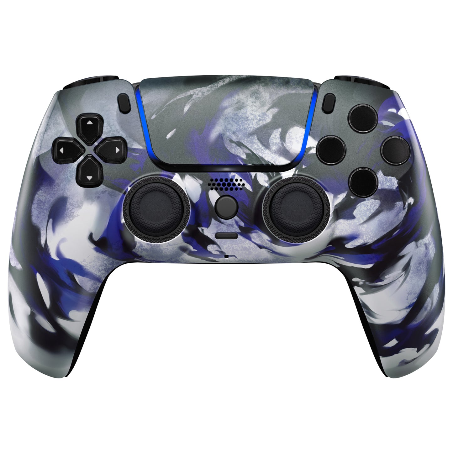 eXtremeRate PS5コントローラーBDM-010/020/030/040/050/060対応LUNA再設計交換対応用フロントシェル＆タッチパッド【シャドウマジック】