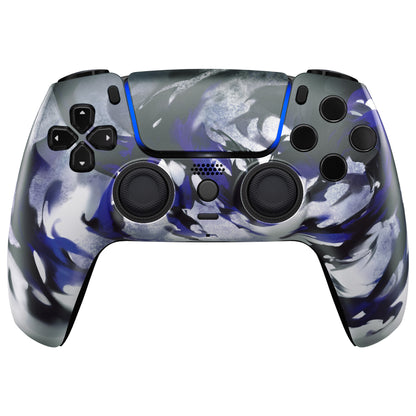eXtremeRate PS5コントローラーBDM-010/020/030/040/050/060対応LUNA再設計交換対応用フロントシェル＆タッチパッド【シャドウマジック】