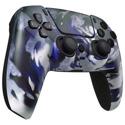eXtremeRate PS5コントローラーBDM-010/020/030/040/050/060対応LUNA再設計交換対応用フロントシェル＆タッチパッド【シャドウマジック】