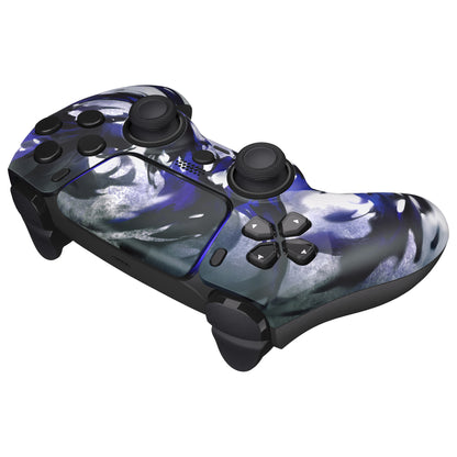 eXtremeRate PS5コントローラーBDM-010/020/030/040/050/060対応LUNA再設計交換対応用フロントシェル＆タッチパッド【シャドウマジック】